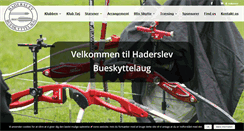 Desktop Screenshot of haderslevbueskyttelaug.dk
